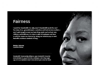 Vanderbilt Community Alliance print ad sample