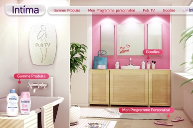 Intima - Website Interface