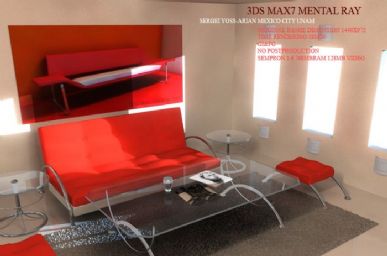 test illumination mental ray