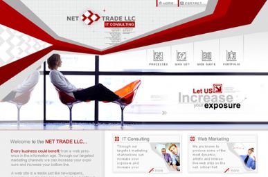 Net Trade LLC. Website and Identity