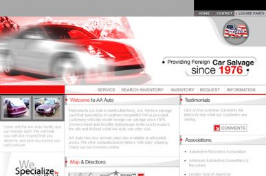 AA auto Website Redesign