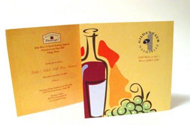 Invite to Gilda's Club Wine Dinner
