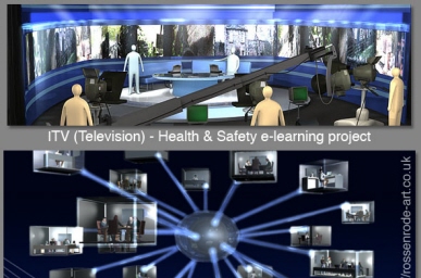 3D E-learning and DVD video projects