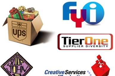 Several corporate and retail logo IDs