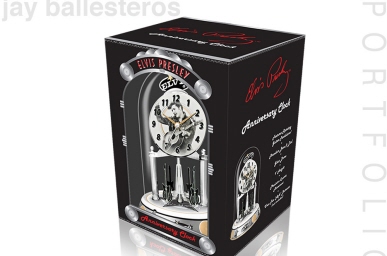 Elvis Presley Anniversary Clock Packaging