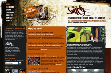 Homepage Design