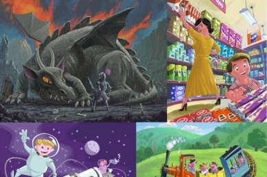 2D illustration set 2 comp