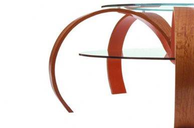 Steam bend coffee table