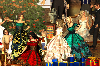 christmas spanish influence early 1900s
