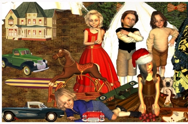 christmas spanish influence early 1900sdetail