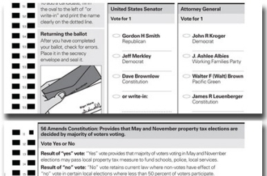 Oregon Ballot Design
