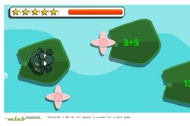 Graphics for Wii math games