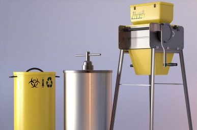 Rural medical waste mangement system