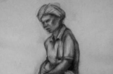 live model sketch