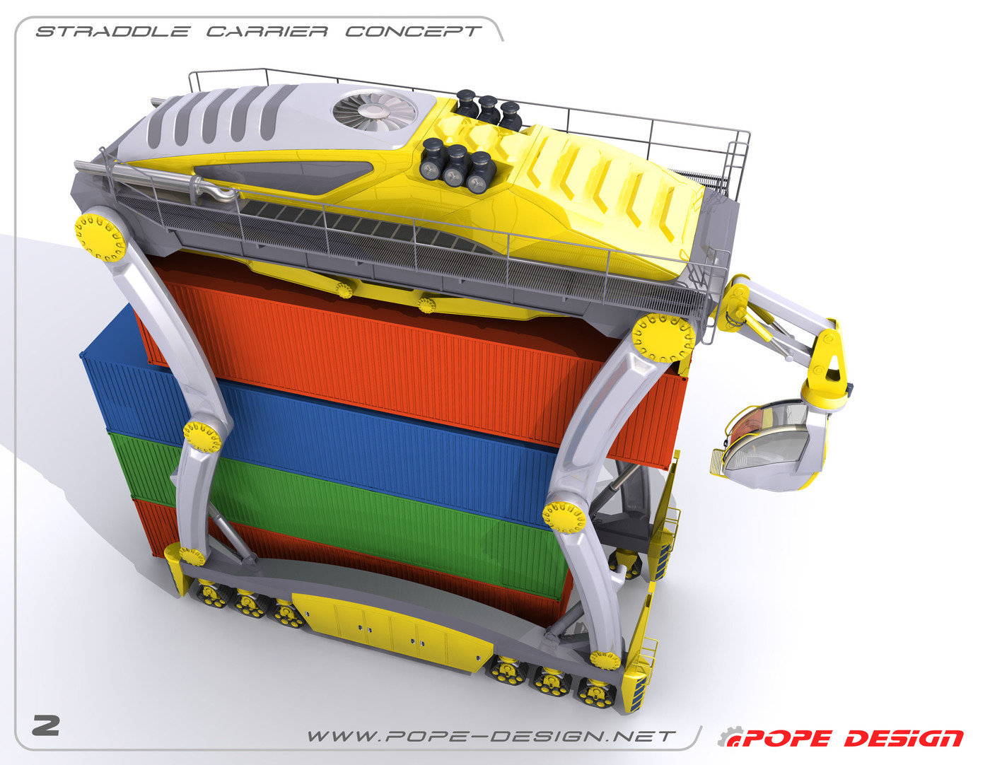 Straddle Carrier By Jon Pope At Coroflot Straddle Carrier By Jon Pope At Coroflot