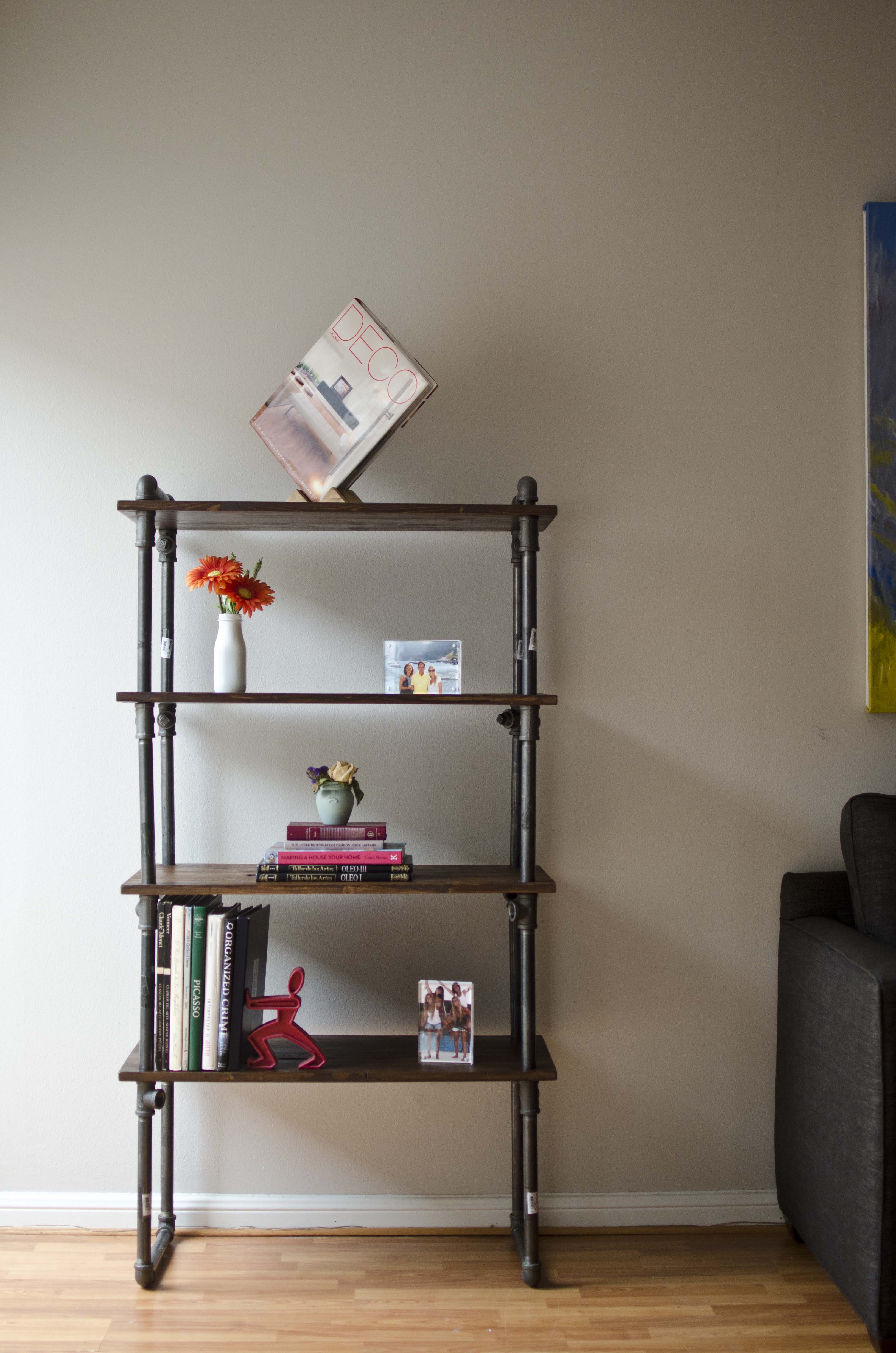 Gas Pipe Furniture Shelf by Juan Boada at