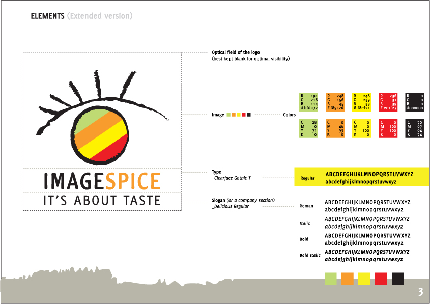 creating a logo - full color version and color definition