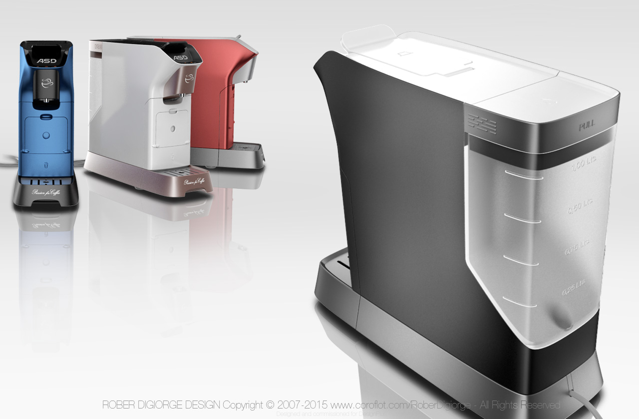 Capsule / Pod Coffee Maker by Rober Digiorge at Coroflot.com