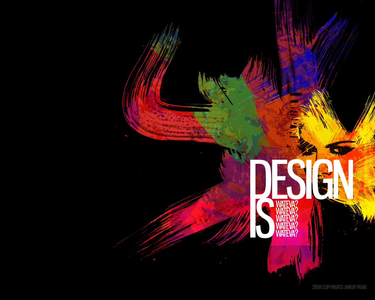 Graphic art design wallpaper information