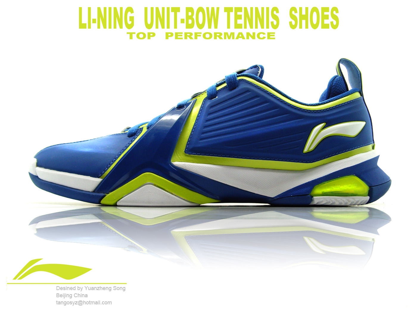 LiNing UnitBow Tennis Shoes by Yuanzheng SONG at
