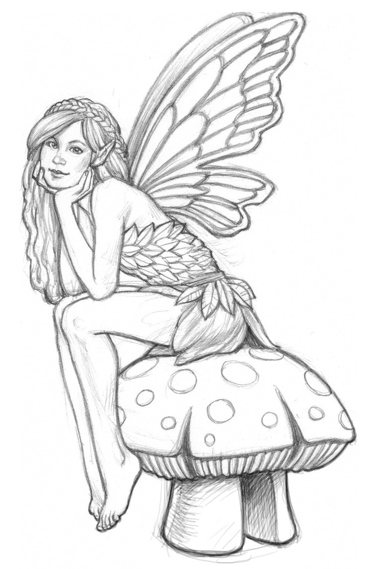 Fairy Coloring Pages