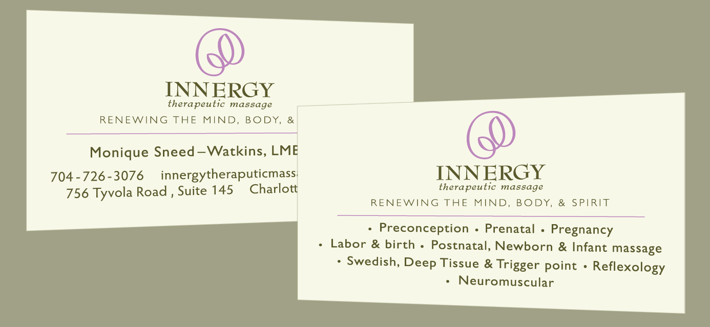 therapy business cards