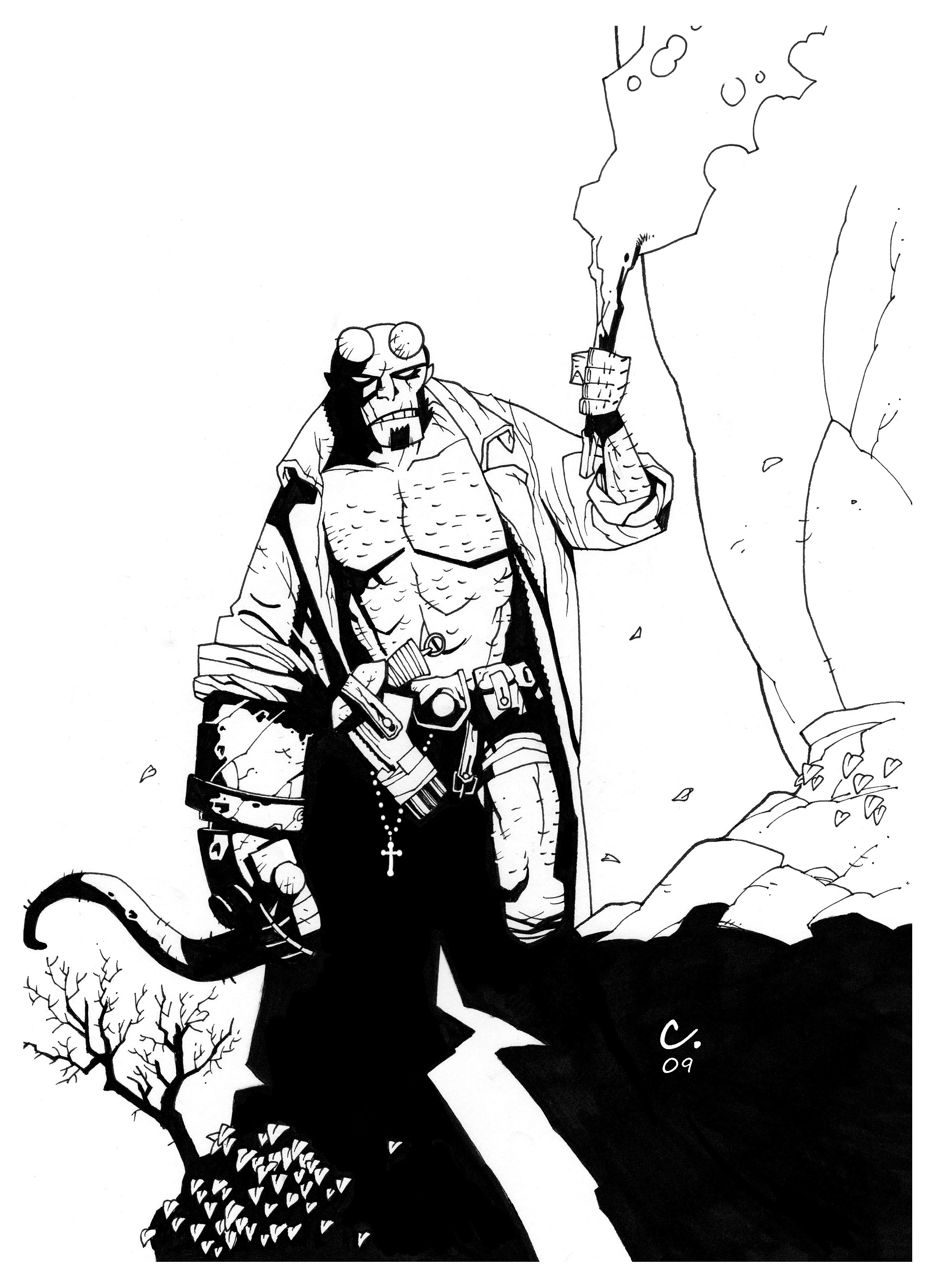 Coloring Pages Hellboy Coloring Pages coloring pages wolverine the avengers and page hellboy free printable