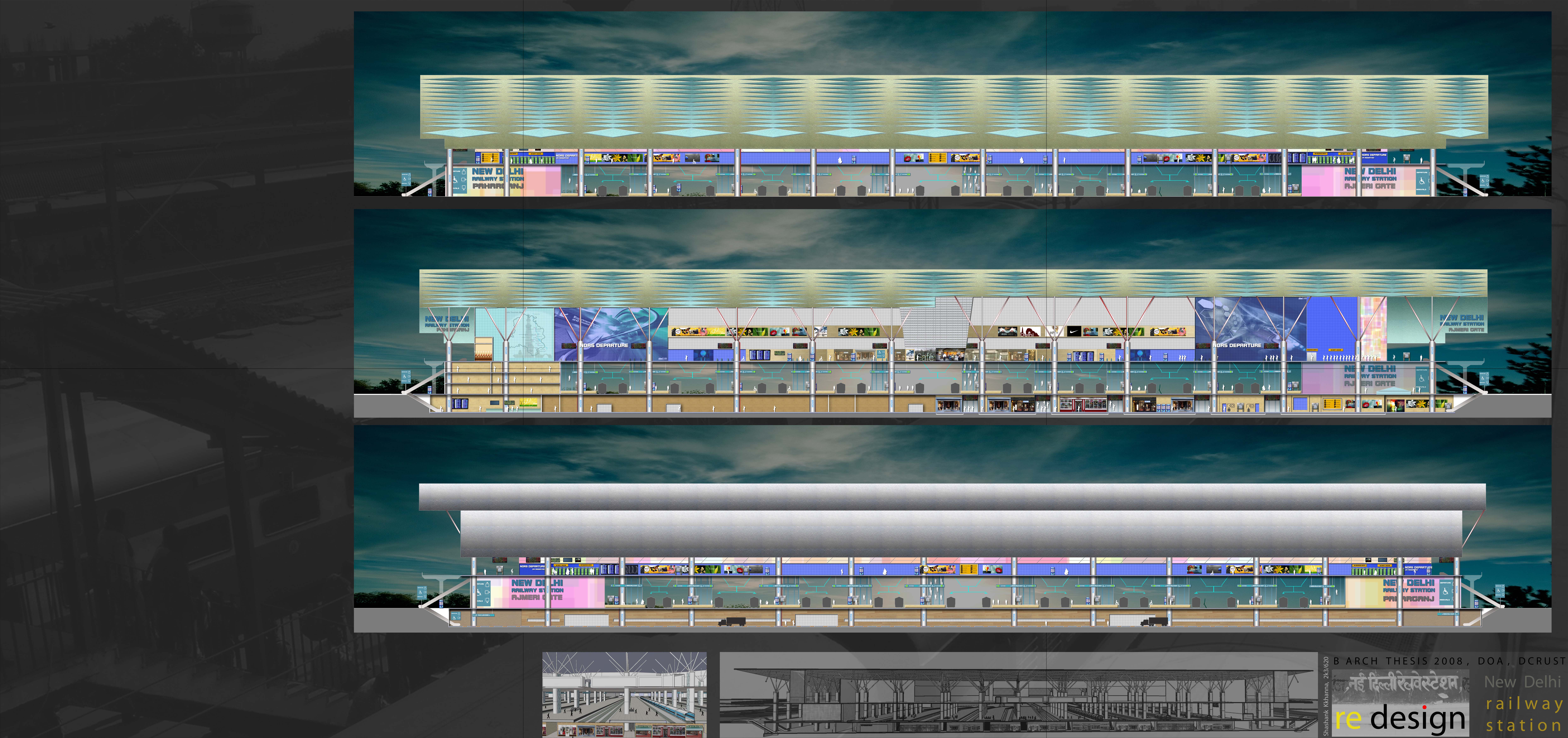 Railway station architecture thesis image
