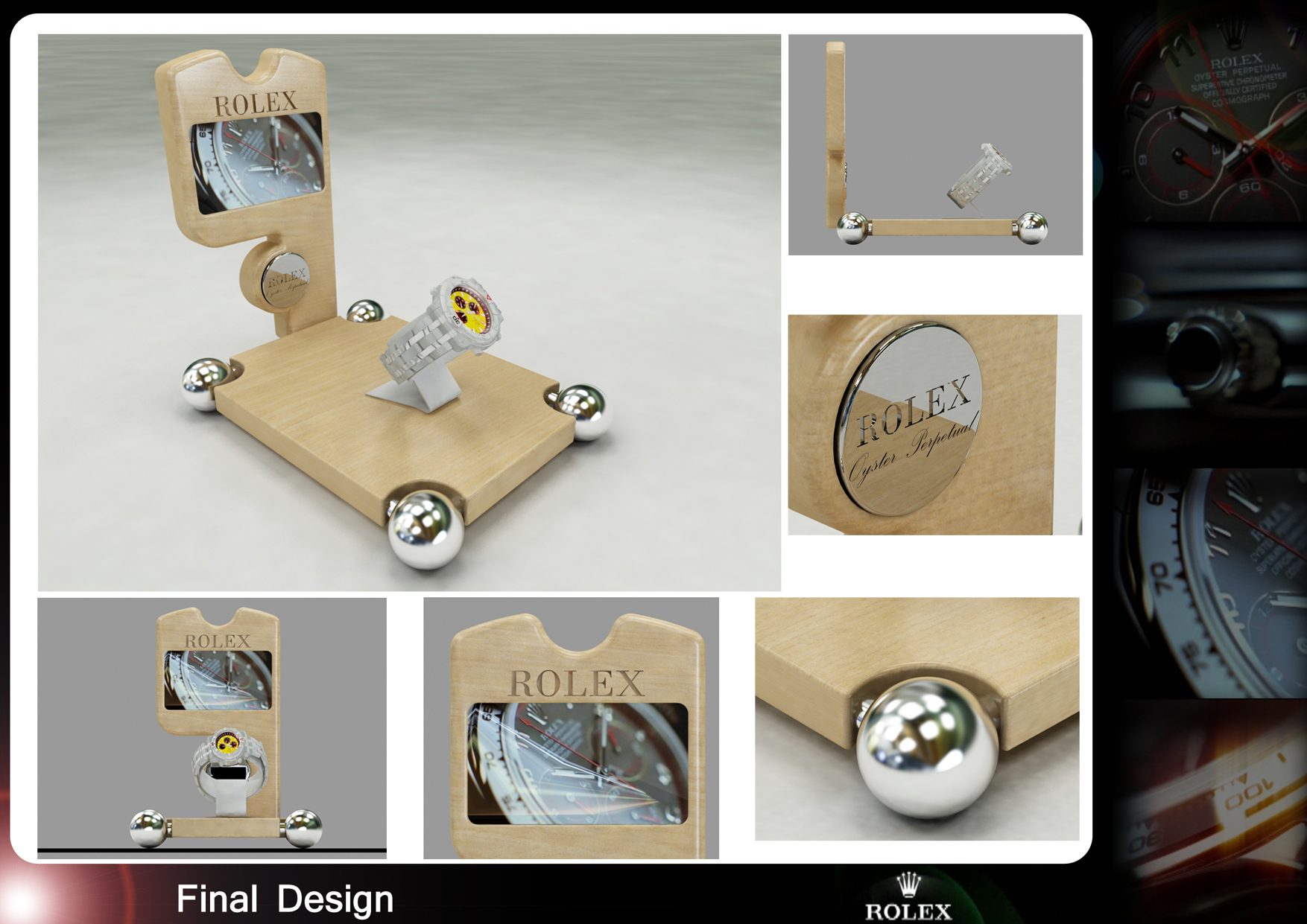 Rolex Watch Display Stand by chris scott at