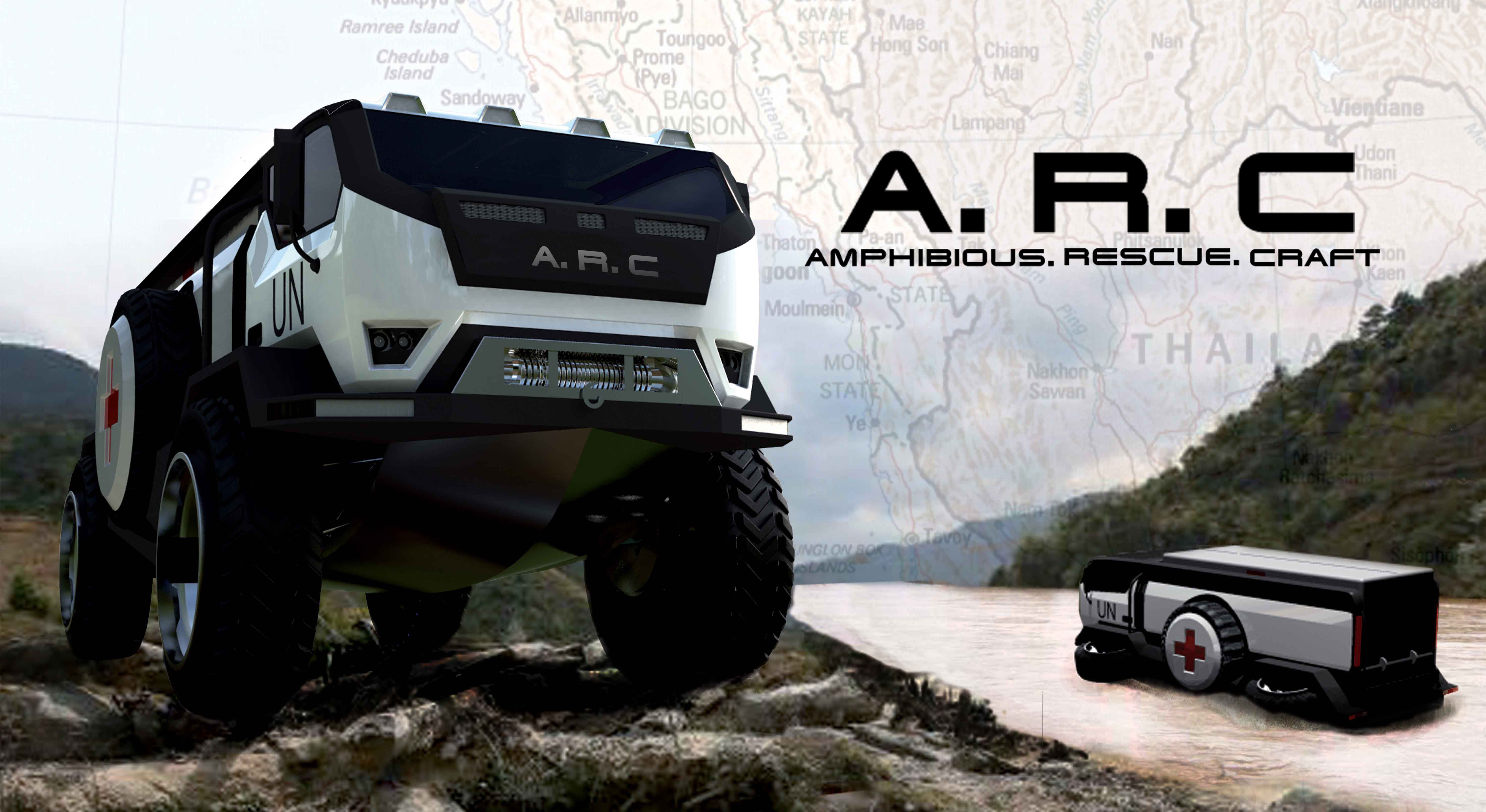 A R C - Amphibious Rescue Craft by Adam Schacter at Coroflot.com