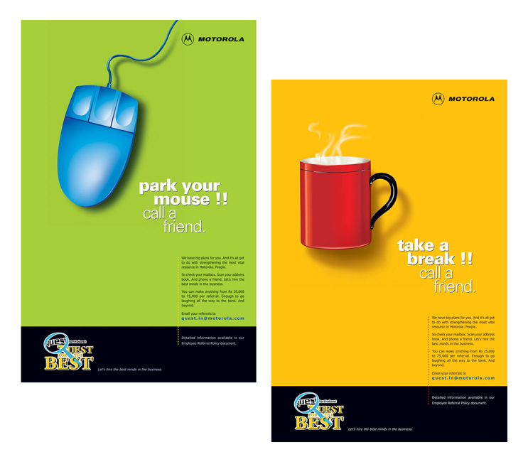 catchy employee referral posters just b cause employee referral posters