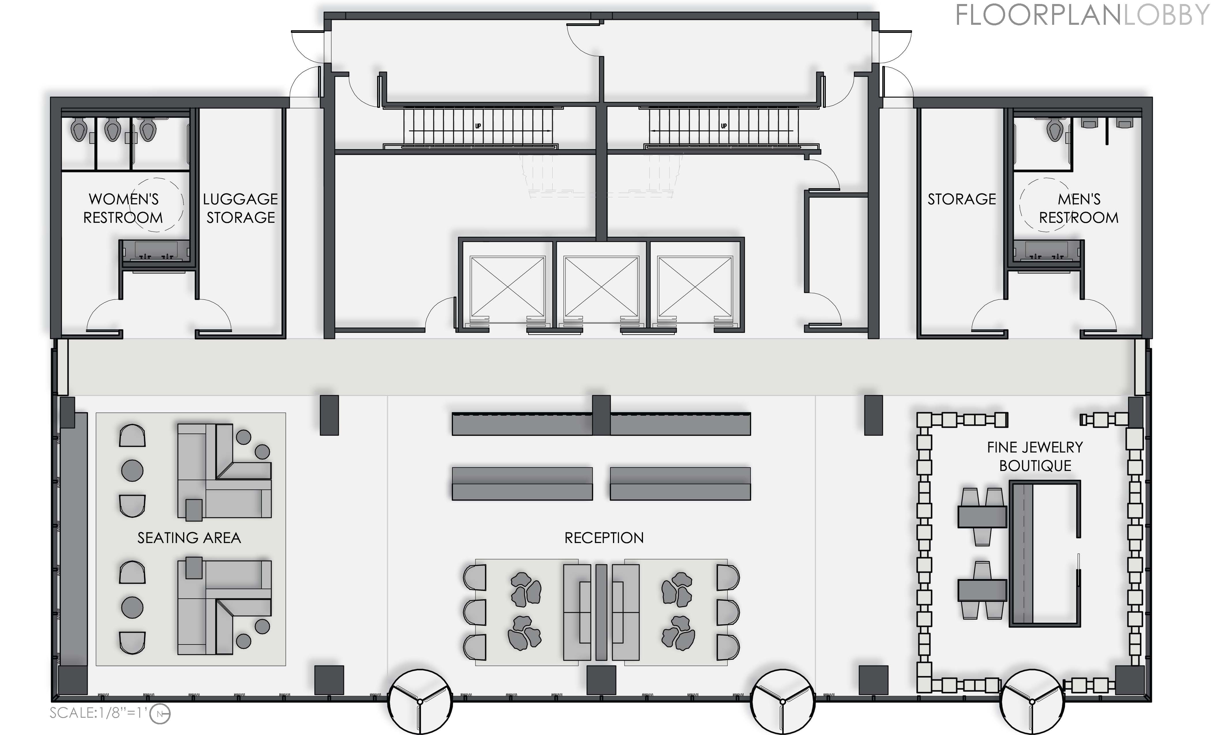 Hotel Lobby Floor Plans