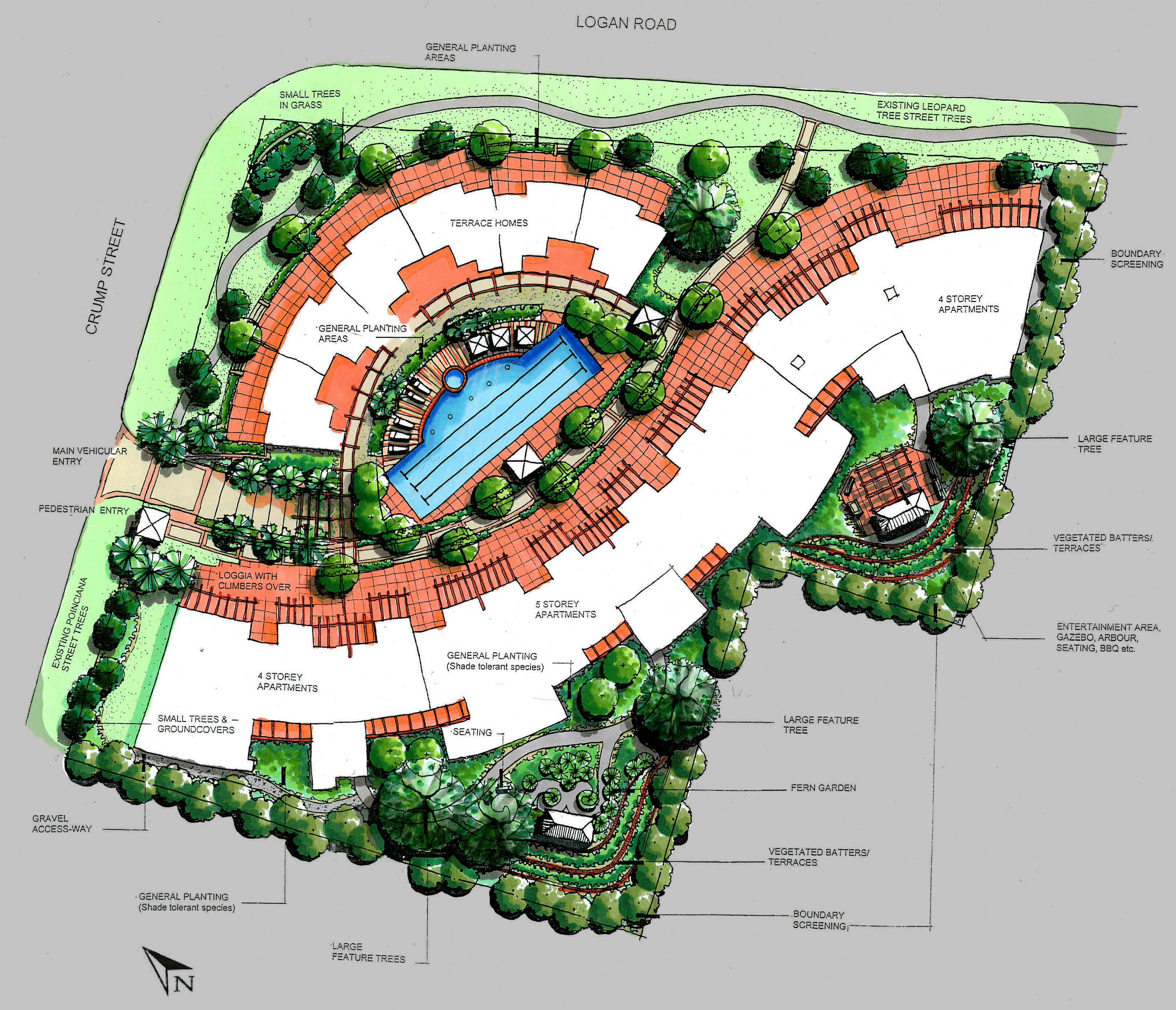 landscape concept plan landscape architecture