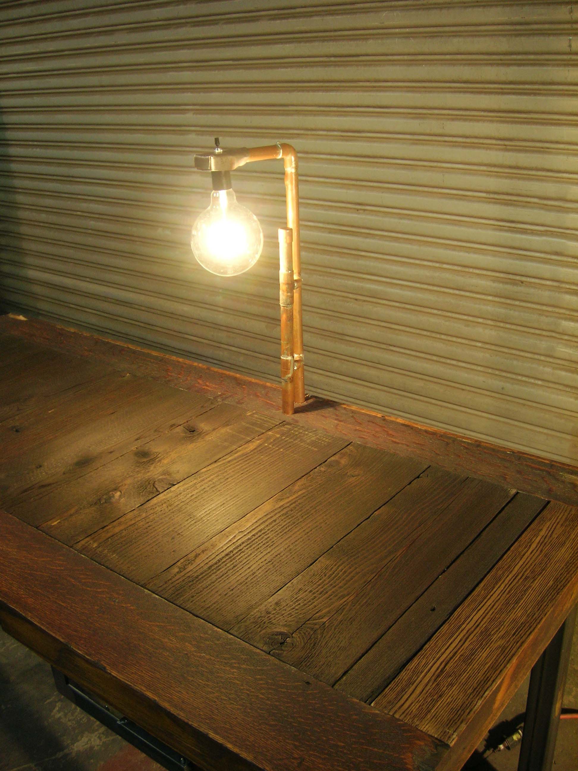 Desk 1 By Tyson Schrock At Coroflot Com Frame Of Desktop Is A Reclaimed Front Door From An Apartment Building In Chicago Center Planks And Drawer Are Cedar Fencing