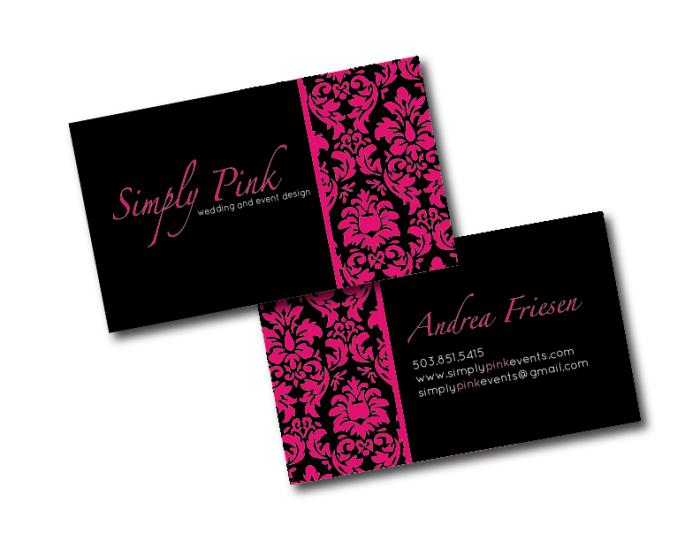 night club party planner business cards