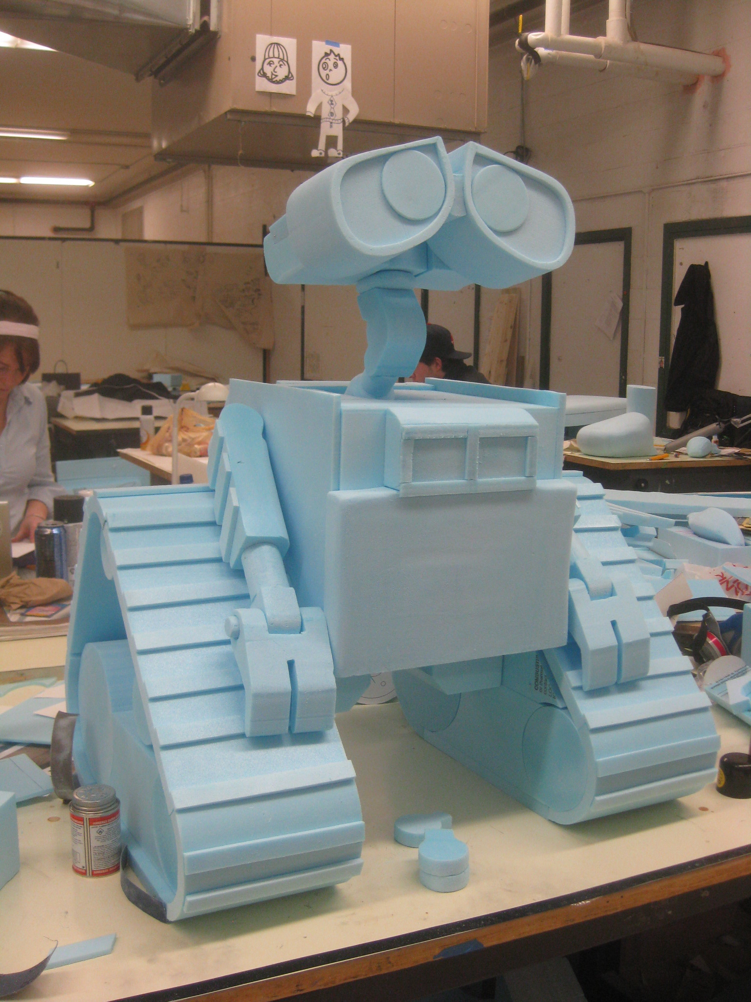 Big Blue Foam WallE by Andrew at