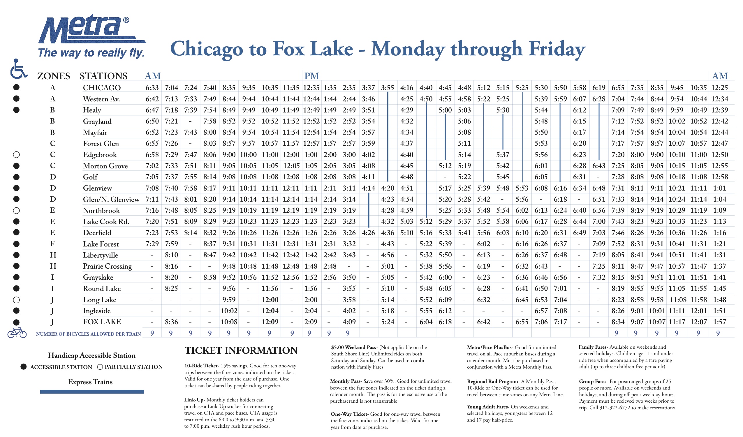 Metro Rail Schedules Fairhg