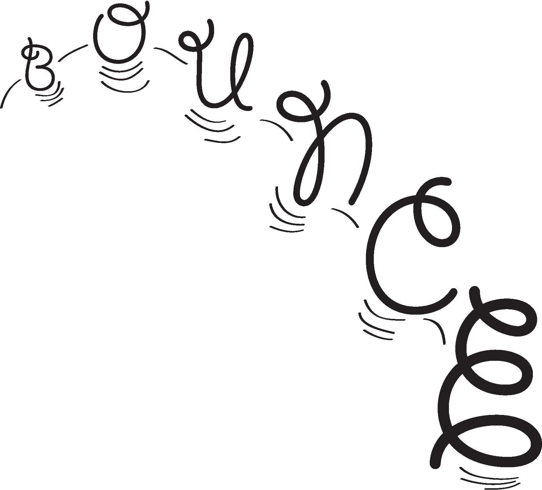 Expressive and Ornamental Typography by Lauren Grimshaw at