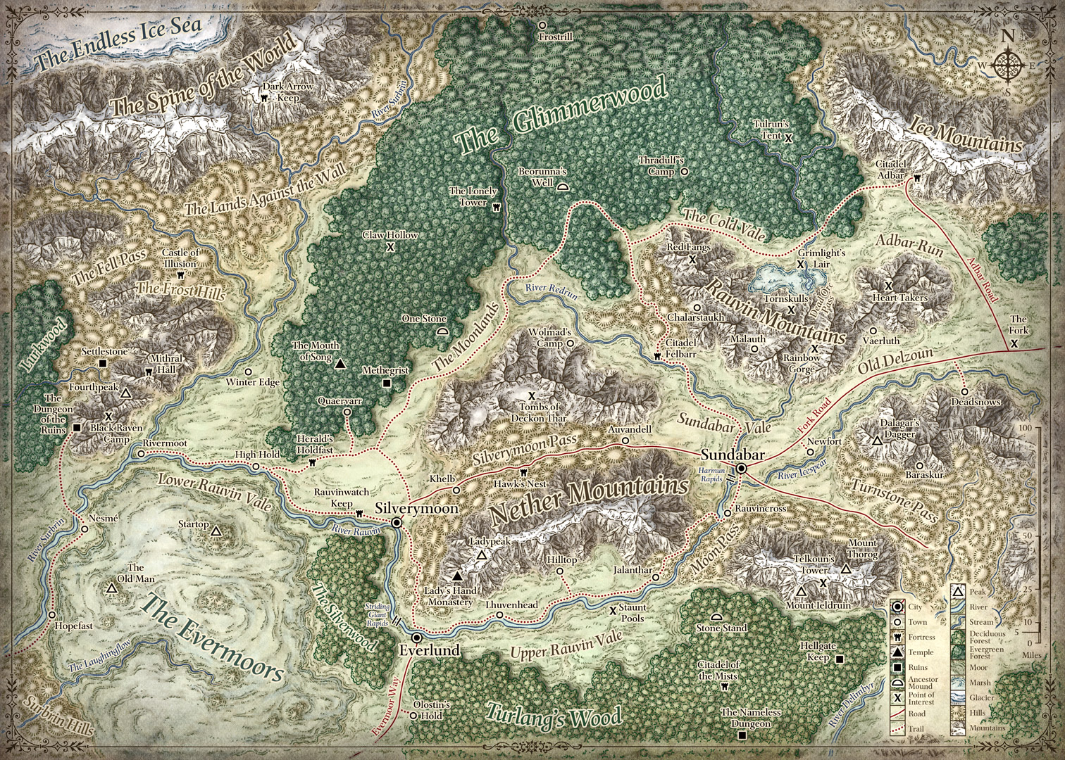 Fantasy Cartography by Mike Schley at Coroflot.com