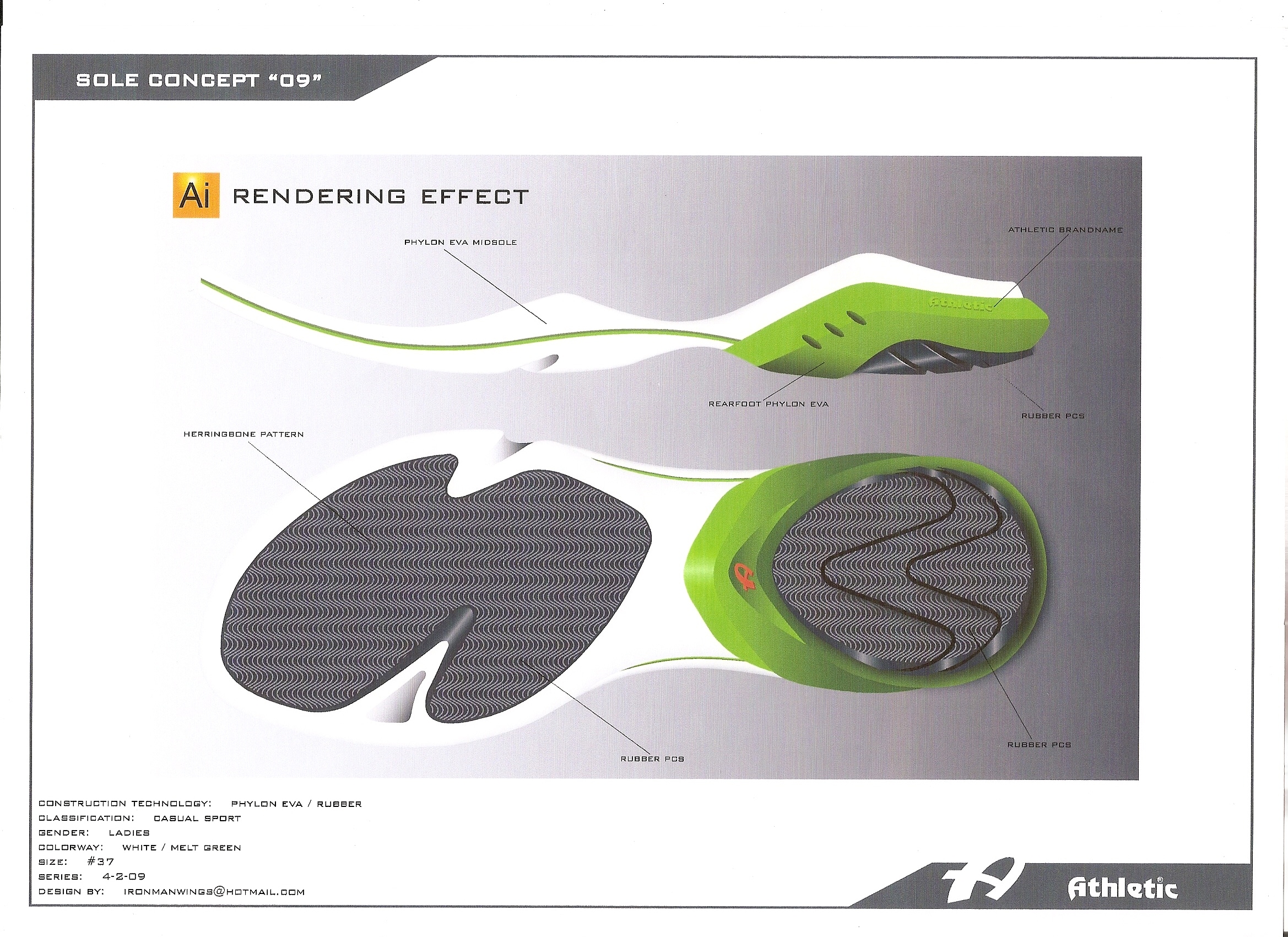 Footwear Design Concept by Cesar S. Llabres at