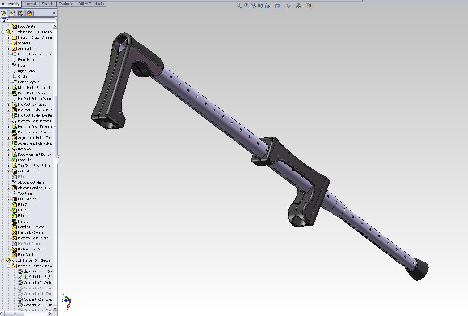 Crutch vs Cane by Robert Blinn at