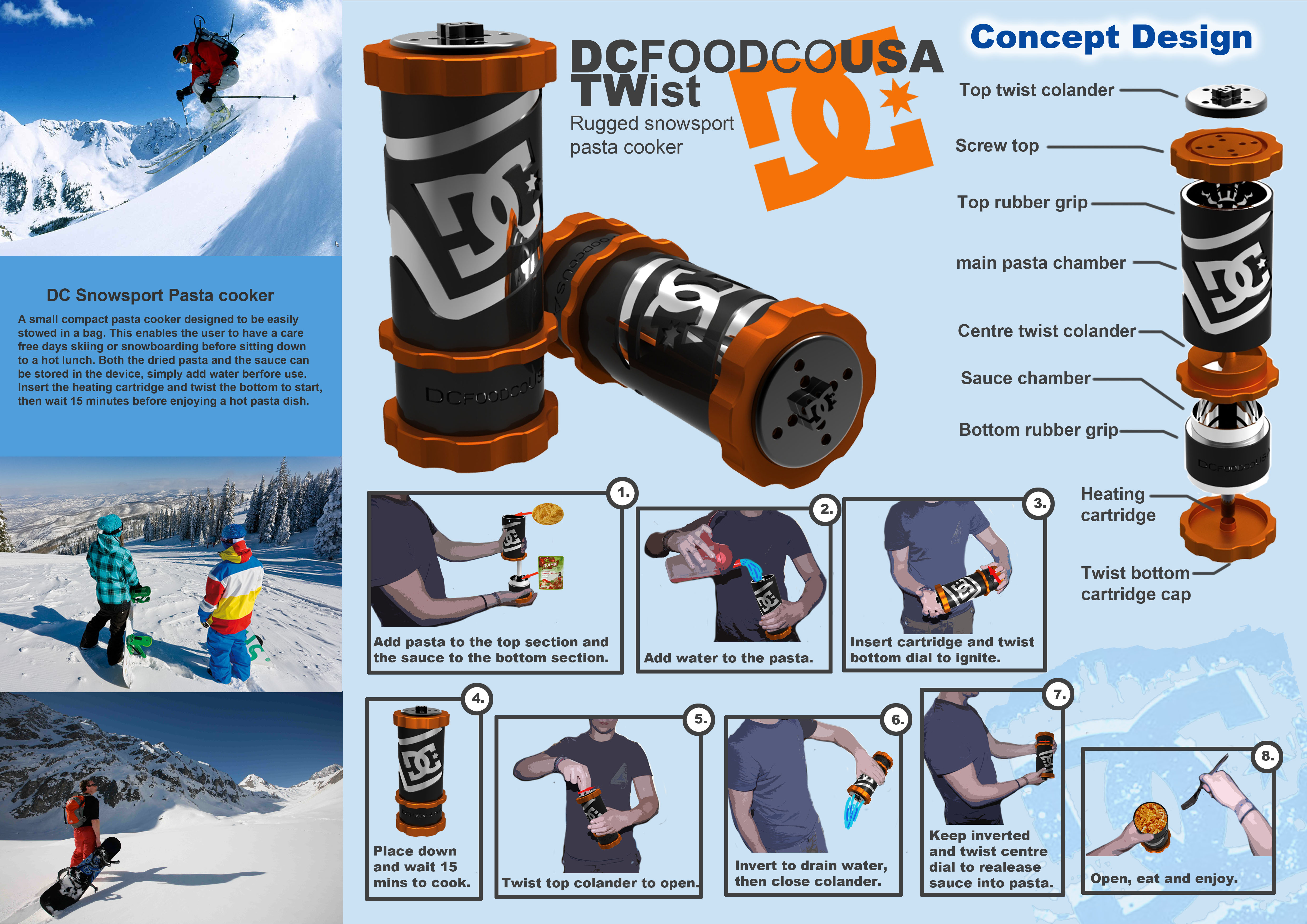 Outdoor cooking product design by James Blackman at