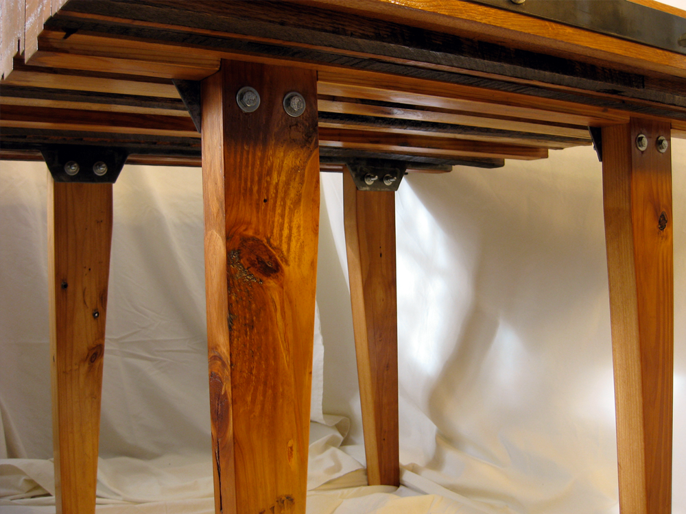 Scrap Wood Table by Stephen Audy at Coroflot.com