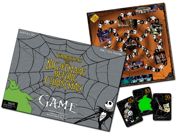 The Nightmare Before Christmas Board Game Christmas Board Games Nightmare Before Christmas Nightmare Before