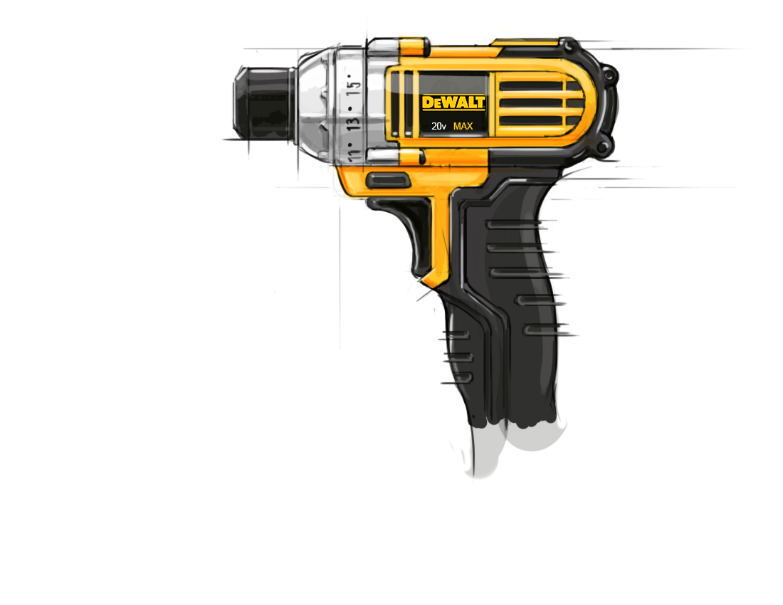 Power tool Sketches by Christopher Cate at