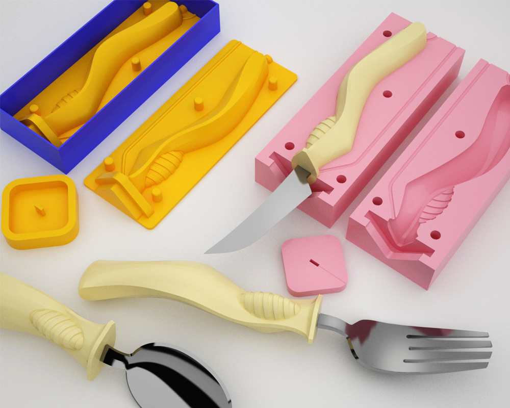 Creating custom tools by 3D printing and casting by moshe boruhin at