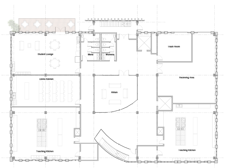 Teaching Kitchen Floor Plan south end culinary schoolkaitlyn lazzaro at coroflot Teaching Kitchen Floor Plan south end culinary schoolkaitlyn lazzaro at coroflot