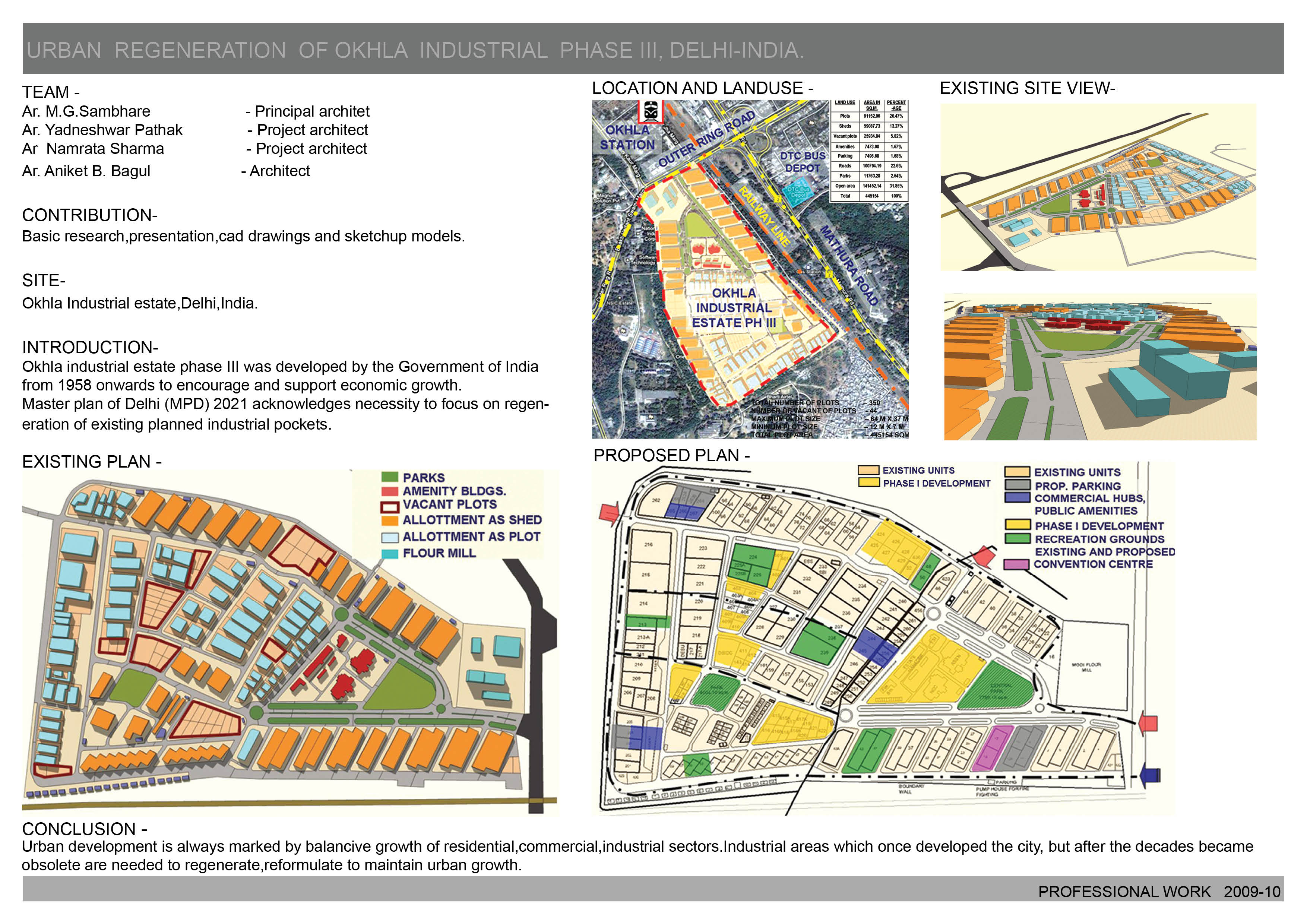 URBAN REGENERATION OF OKHLA INDUSTRIAL PHASE III, DELHIINDIA. by Aniket Bagul at