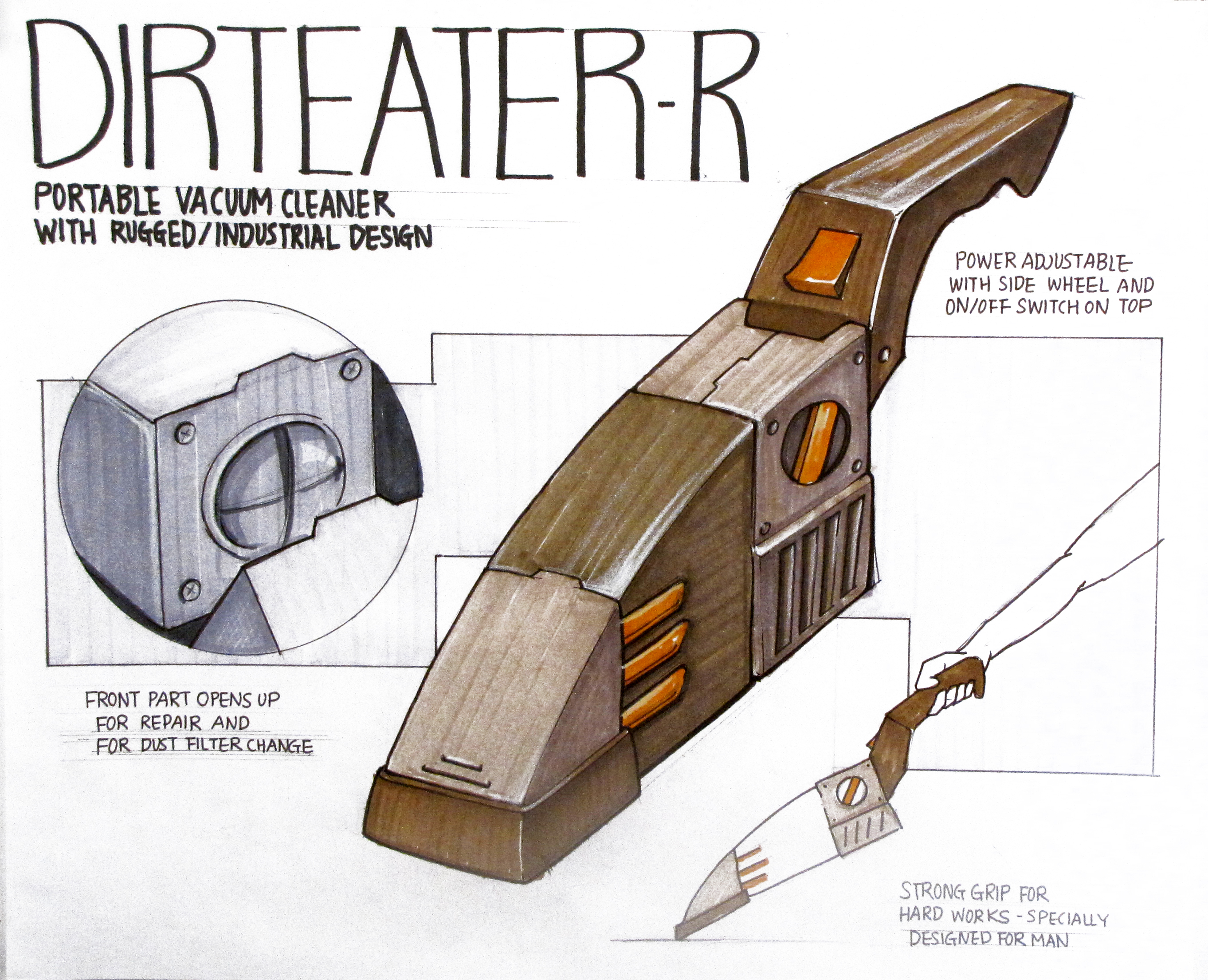 Vacuum Cleaner Drawings by Woojin Joy Chung at