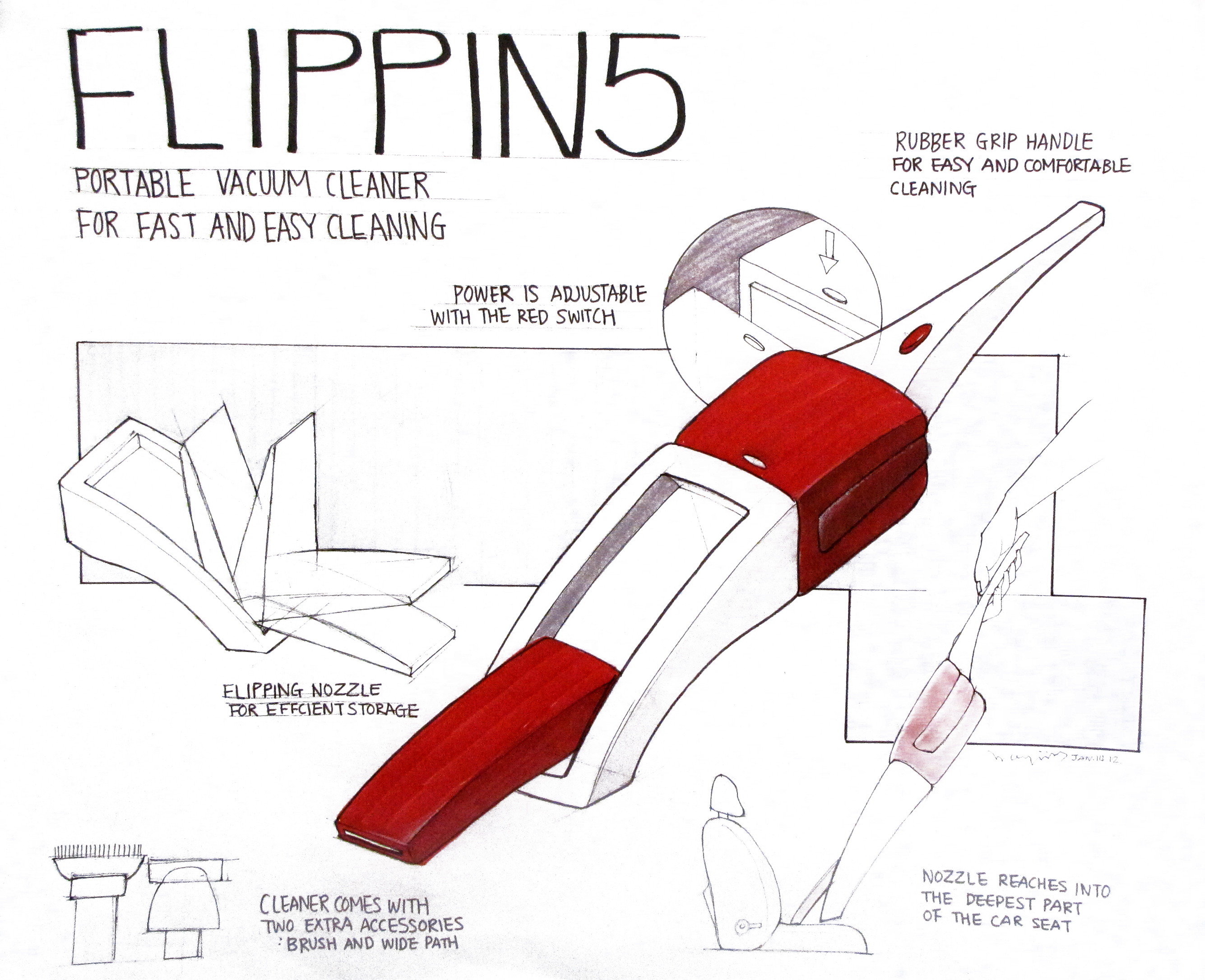 Vacuum Cleaner Drawings by Woojin Joy Chung at